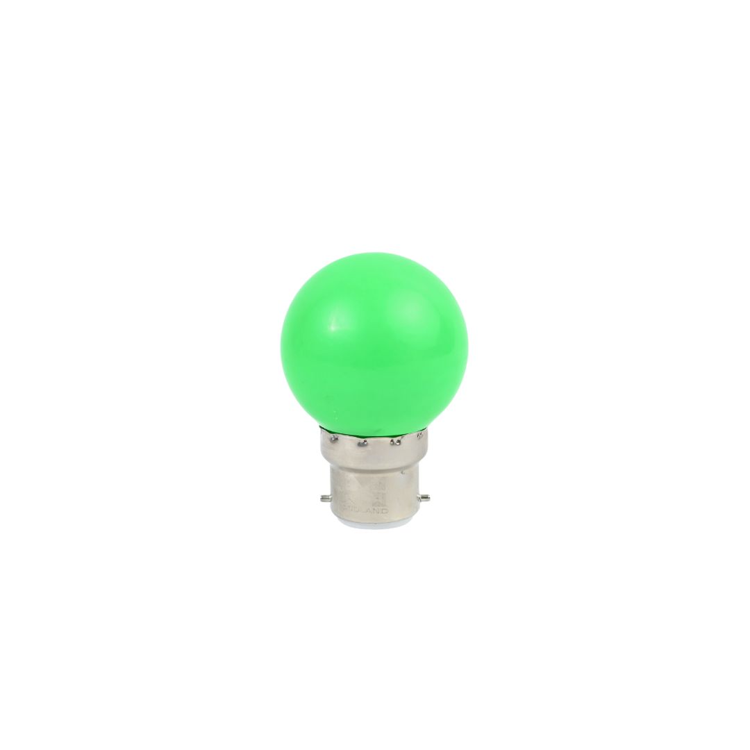 MIDLAND 1.5W LED COLOR BULB  (B-22)