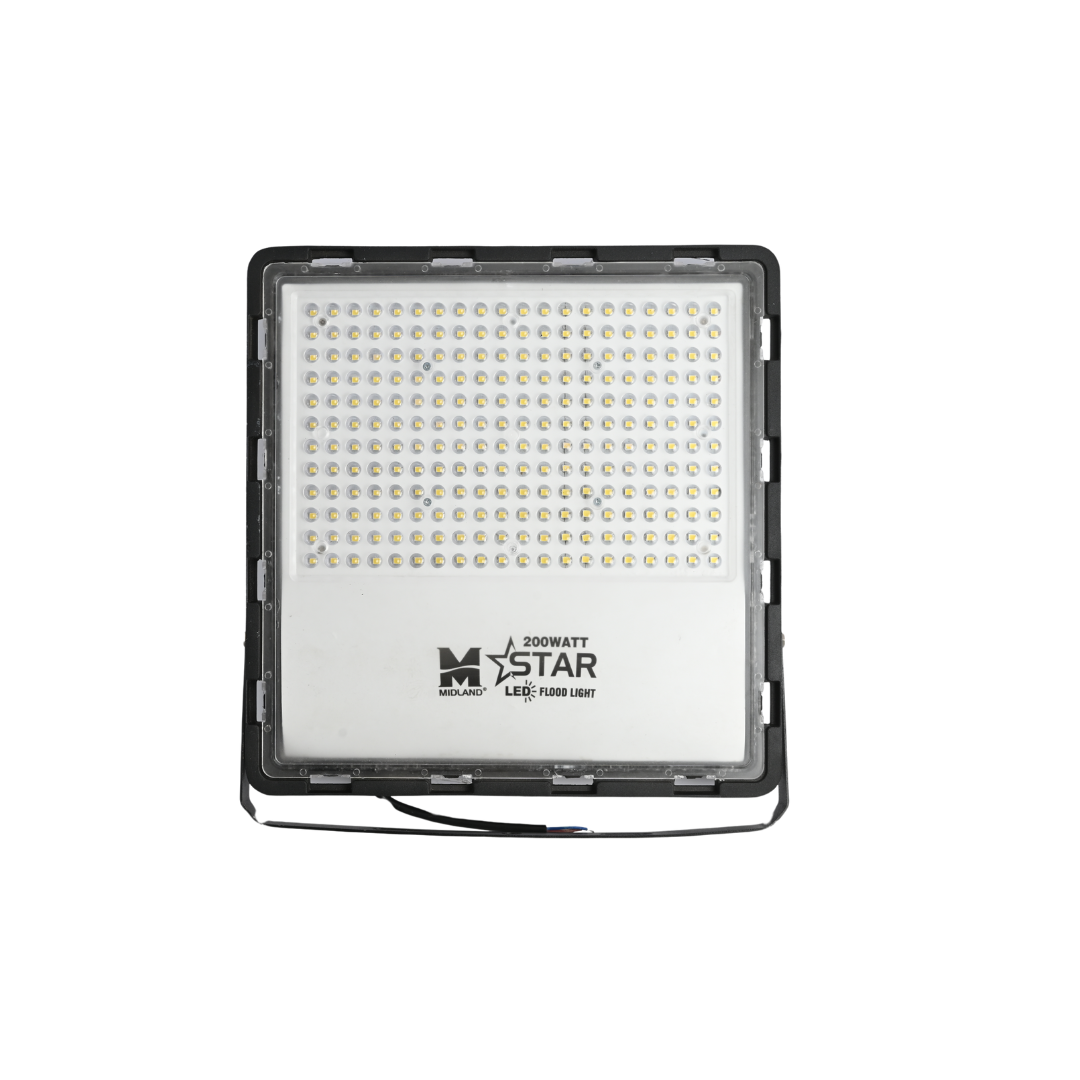 MIDLAND 200W STAR LED COLOURED FLOOD LIGHT