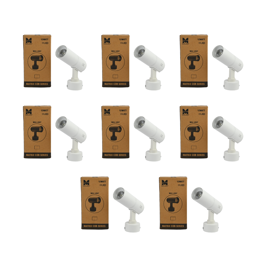 MIDLAND 12W MATRIX COB SERIES LED WALL LIGHT | WHITE