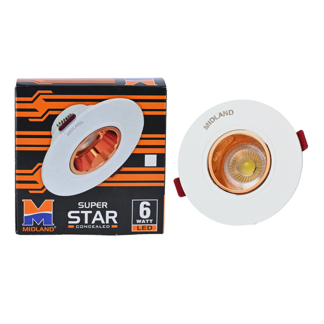MIDLAND 6W SUPER-STAR LED CONCEALED BOX LIGHT