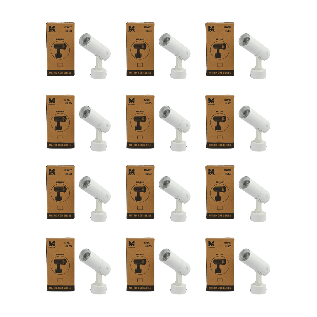 MIDLAND 12W MATRIX COB SERIES LED WALL LIGHT | WHITE