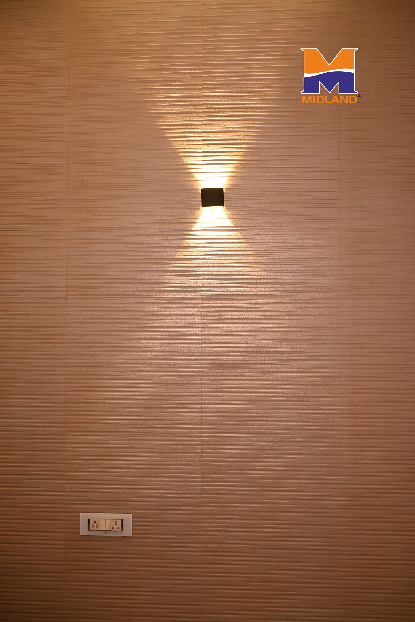 MIDLAND 12W-4WAY FLORA OUTDOOR LED WALL LIGHT
