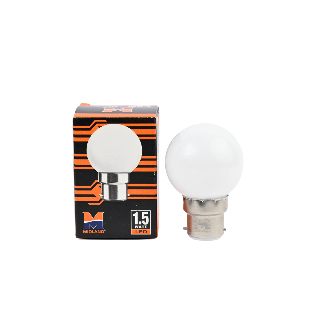 MIDLAND 1.5W LED COLOR BULB  (B-22)