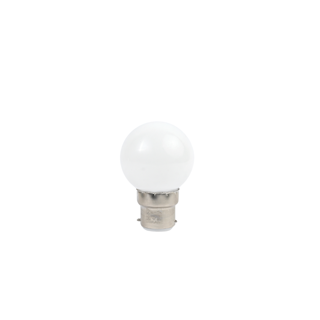 MIDLAND 1.5W LED COLOR BULB  (B-22)