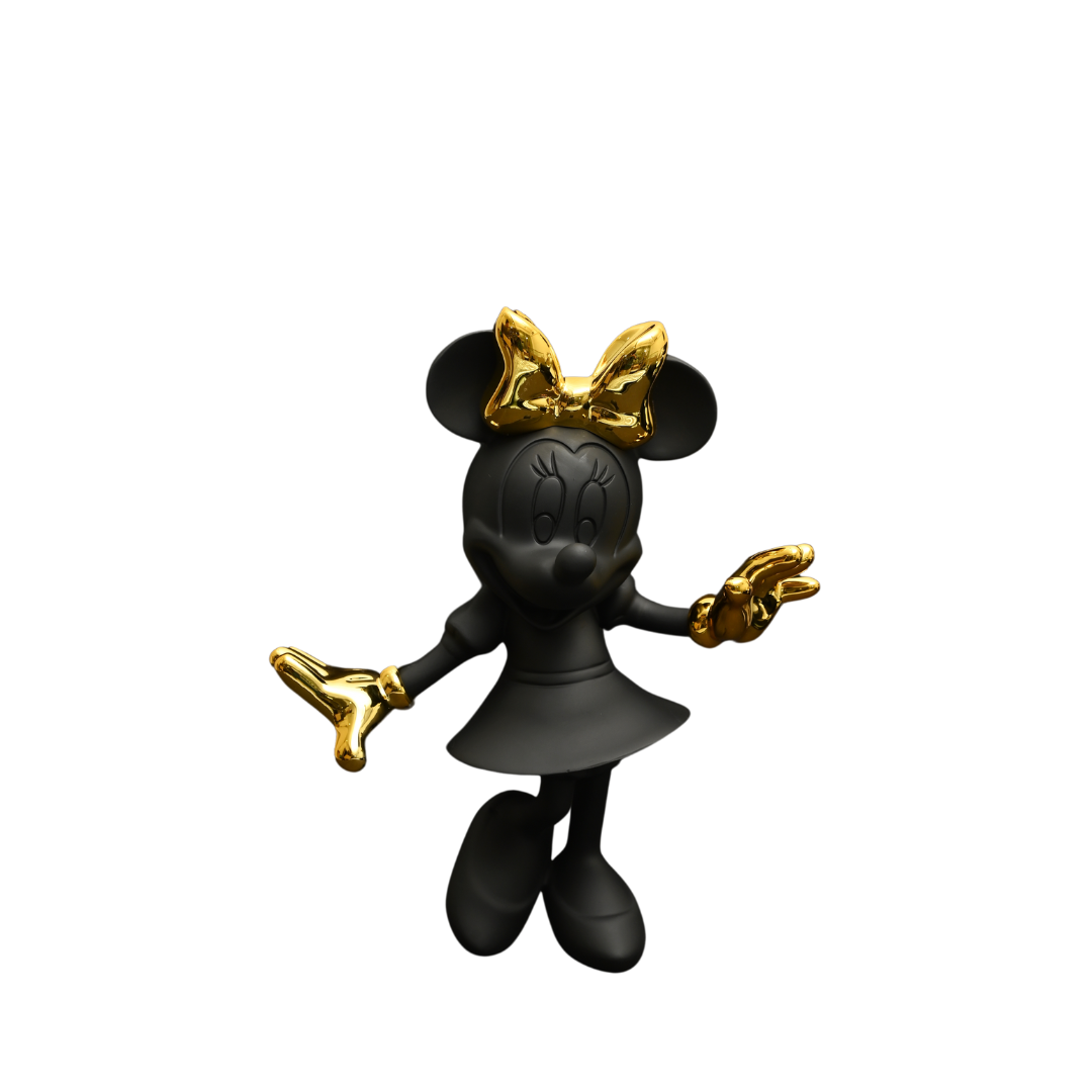 MIDLAND MINNIE RESIN FIGURE FOR SHOWCASING | BLACK GOLDEN