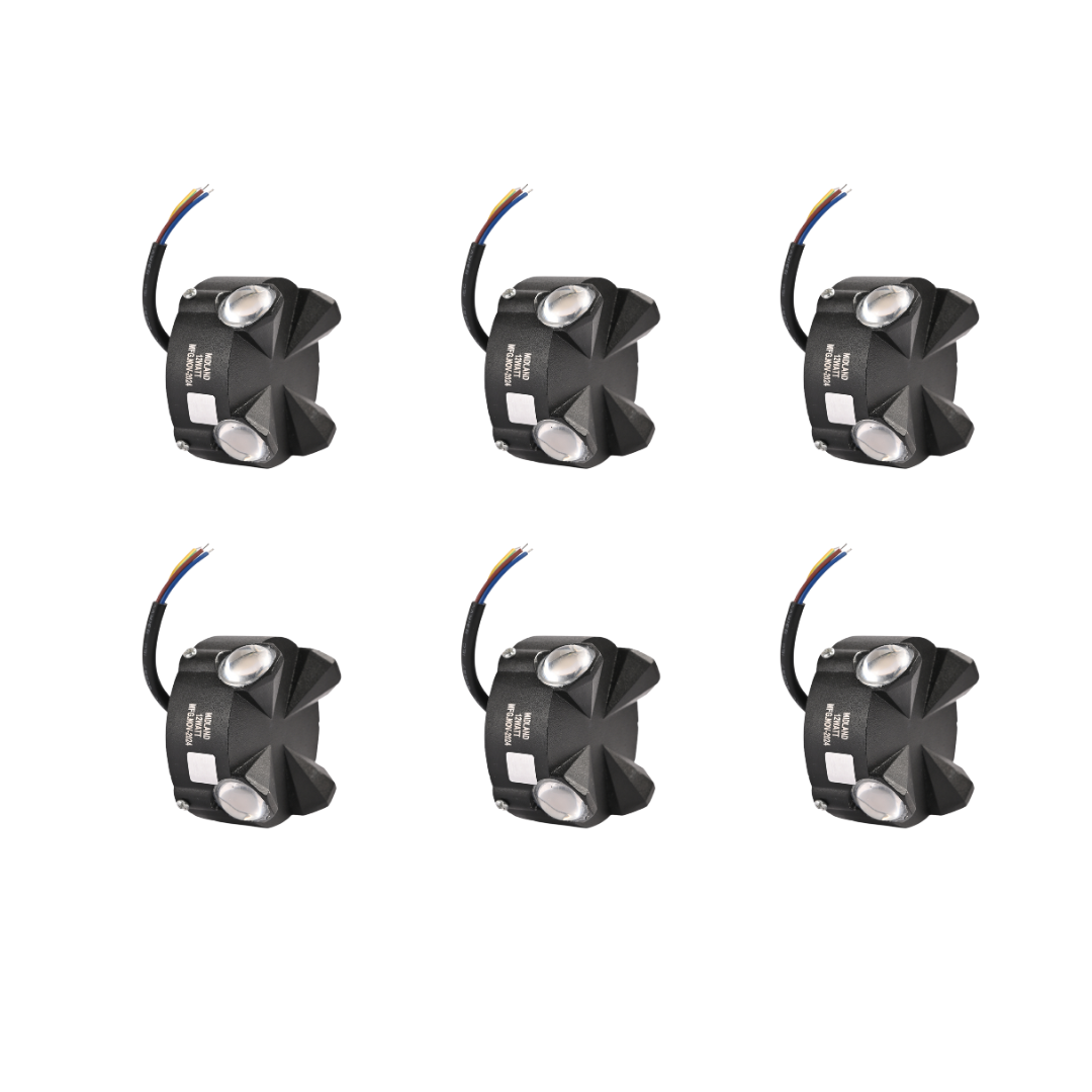 MIDLAND 12W-4WAY WHELEY OUTDOOR LED WALL LIGHT