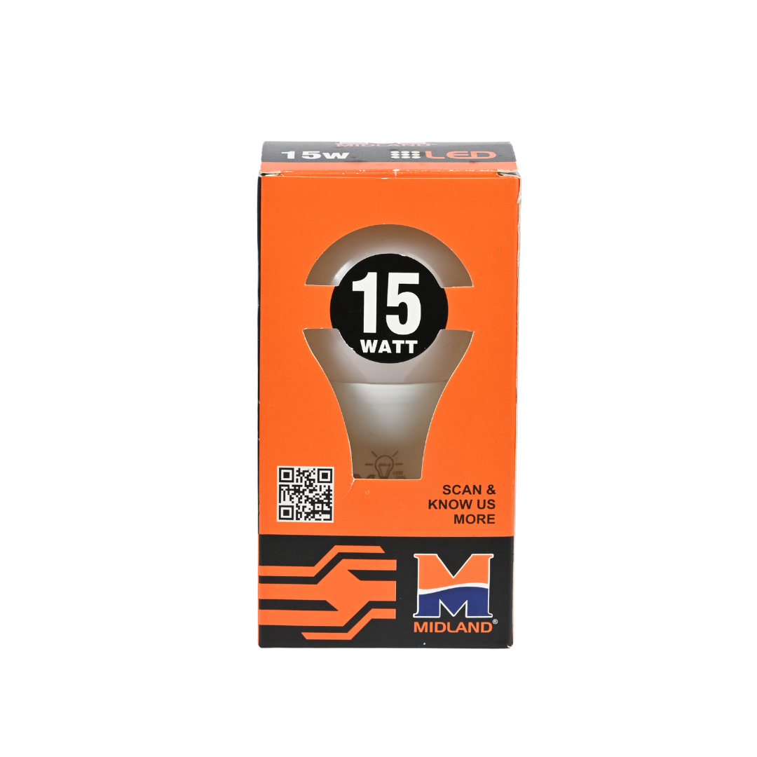 MIDLAND 15W LED BULB (B-22)