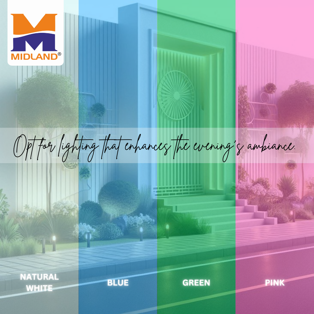 MIDLAND 200W STAR LED COLOURED FLOOD LIGHT