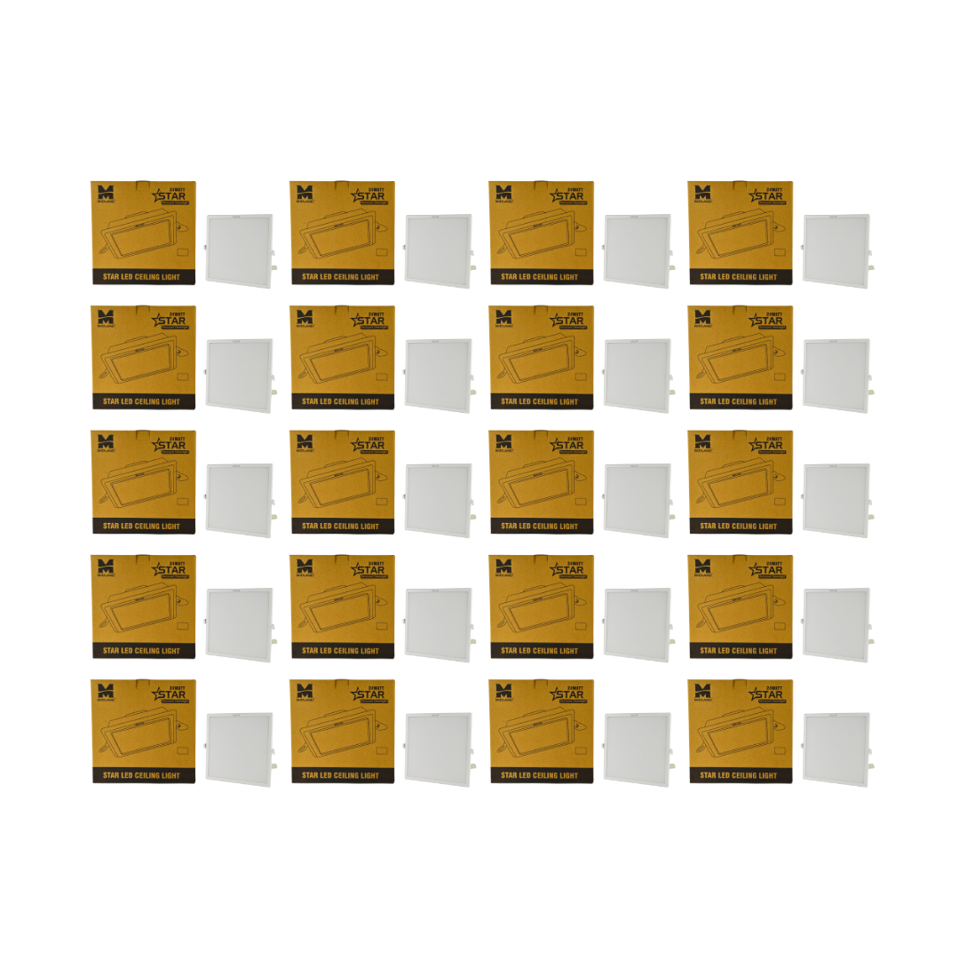 MIDLAND 24W STAR LED SQUARE CEILING LIGHT