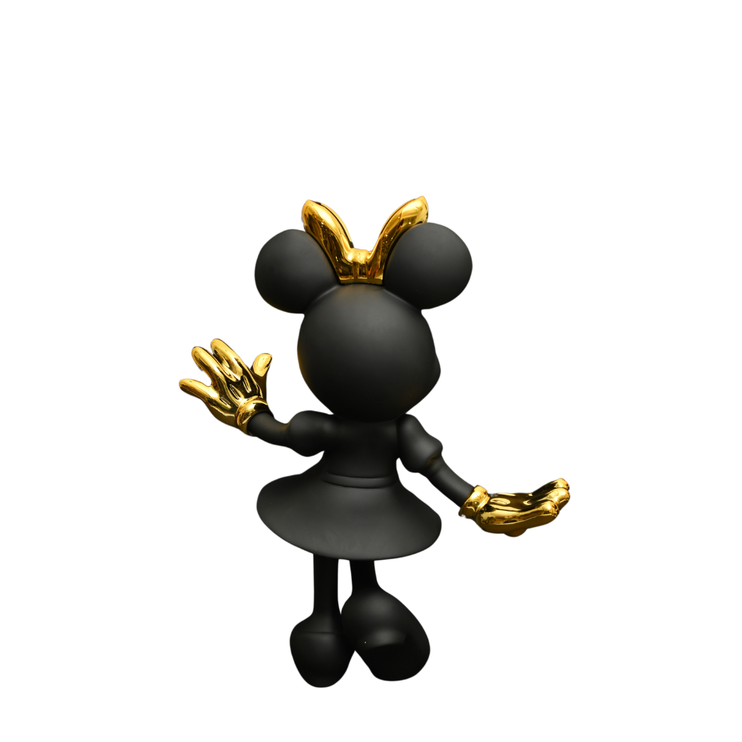 MIDLAND MINNIE RESIN FIGURE FOR SHOWCASING | BLACK GOLDEN