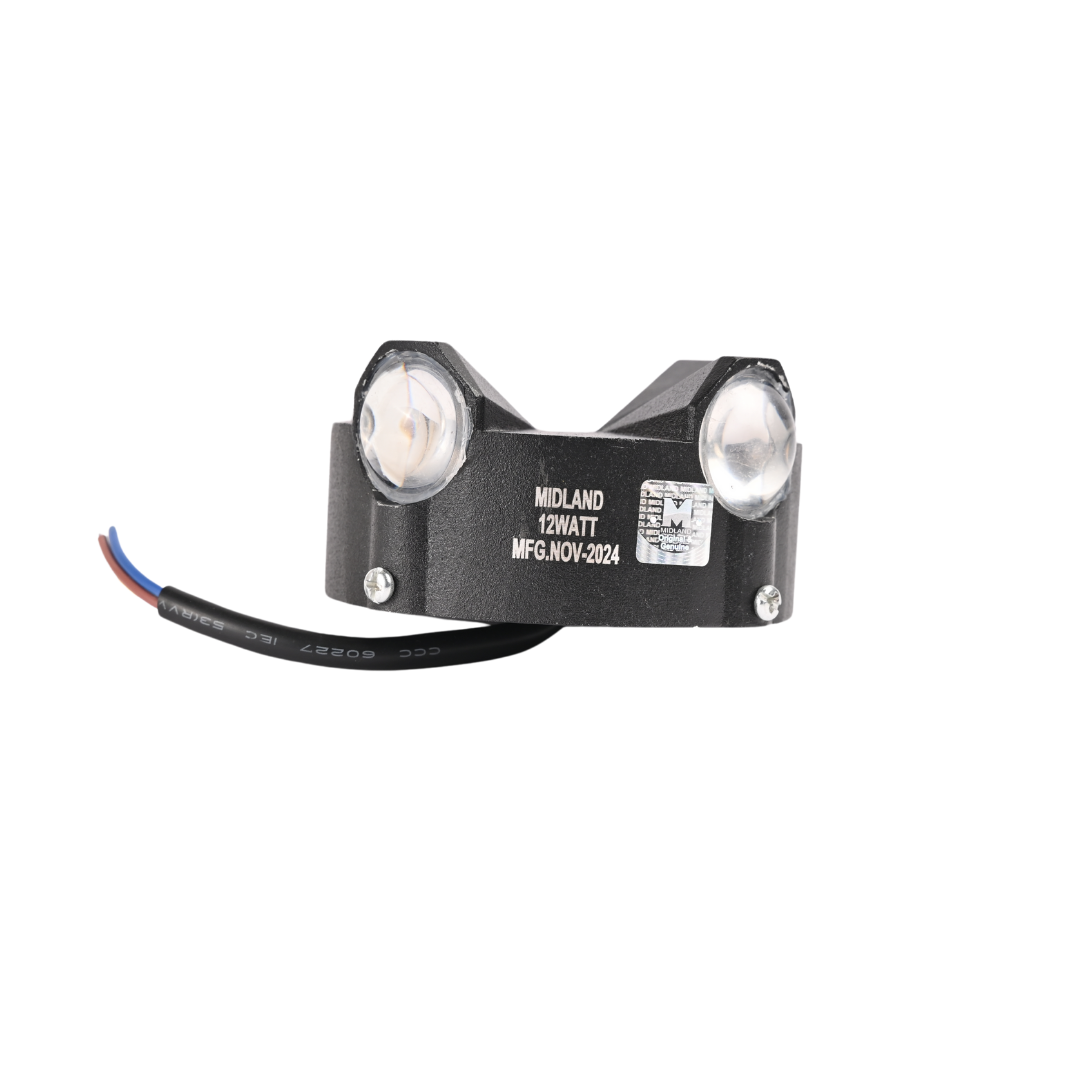 MIDLAND 12W-4WAY WHELEY OUTDOOR LED WALL LIGHT