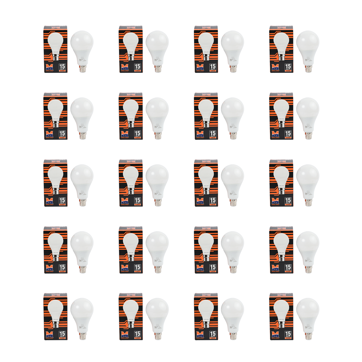 MIDLAND 15W LED BULB (B-22)