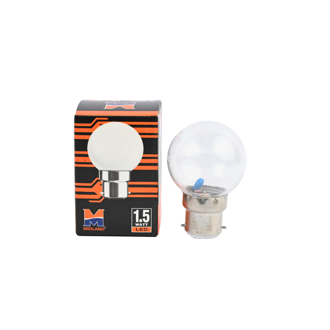 MIDLAND 1.5W LED COLOR BULB  (B-22)