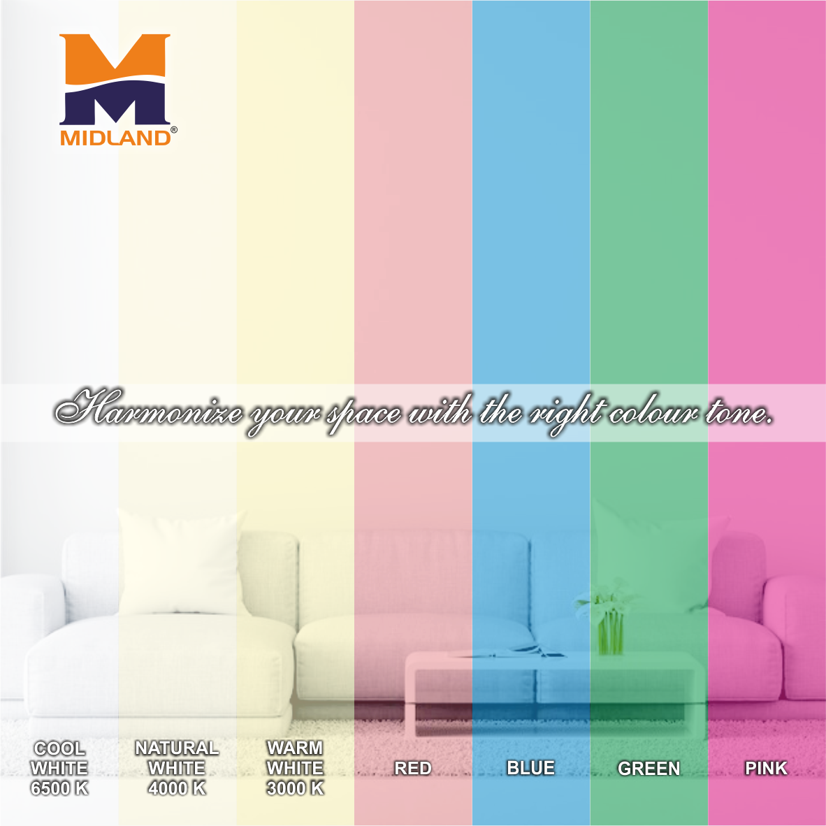 MIDLAND 3W STAR COB FIX DEEP BOX LIGHT