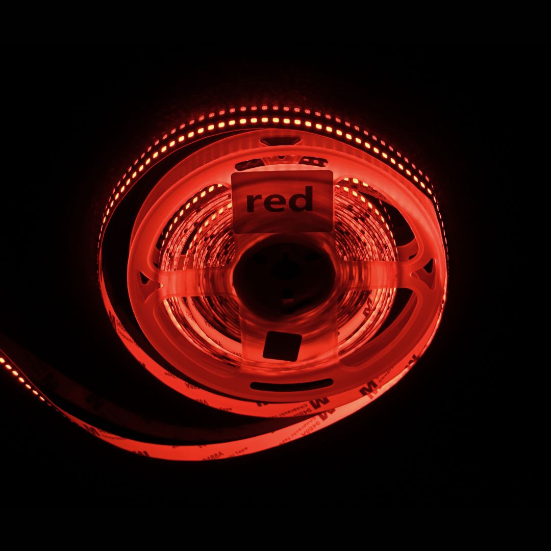 COLOURED LED STRIP LIGHT 12V 240 LED PER METER (5 METER/ ROLL)