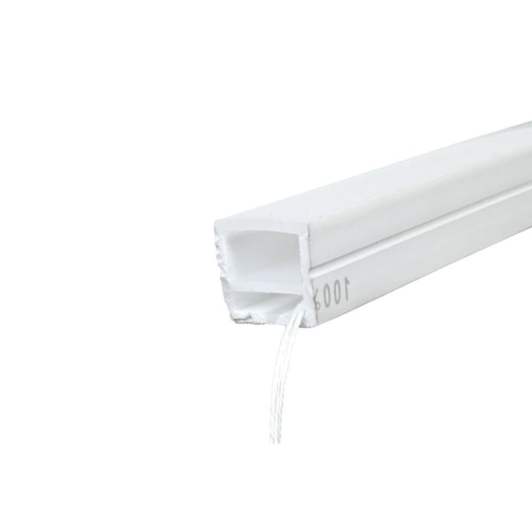 FLEXIBLE SILICONE PROFILE EMPTY 16x16 SF  100 METER ROLL