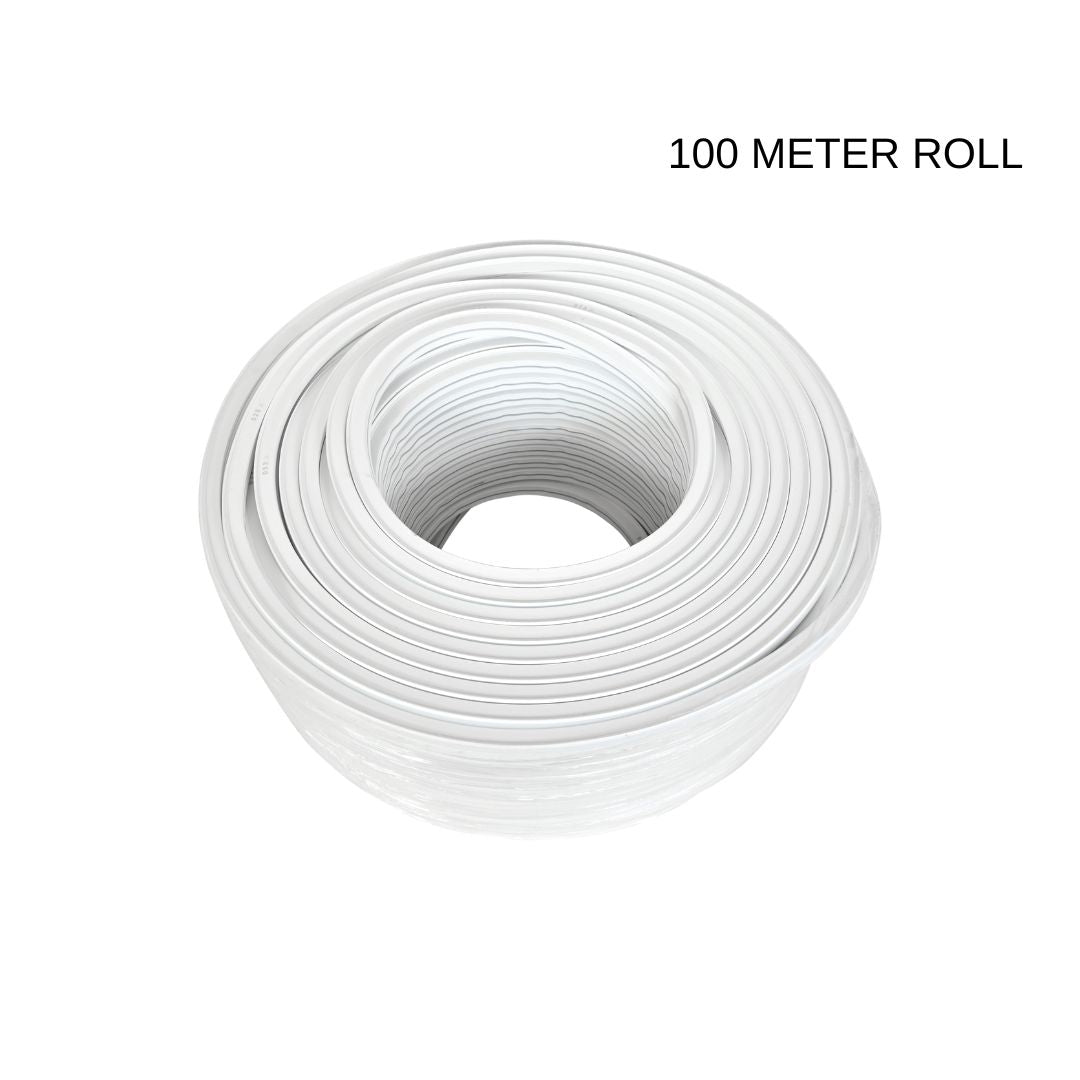 FLEXIBLE SILICONE PROFILE EMPTY 16x16 SF / 100 METER ROLL