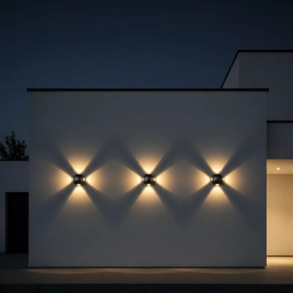 4 WAY LED OUTDOOR WALL LIGHT