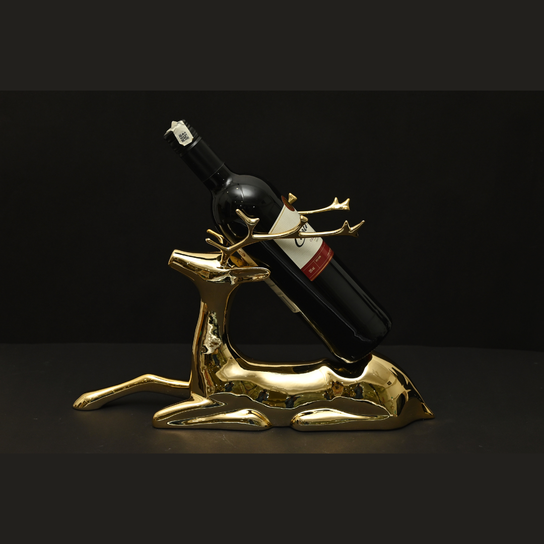 MIDLAND BAMBI DEER WINE HOLDER FOR SHOWCASING