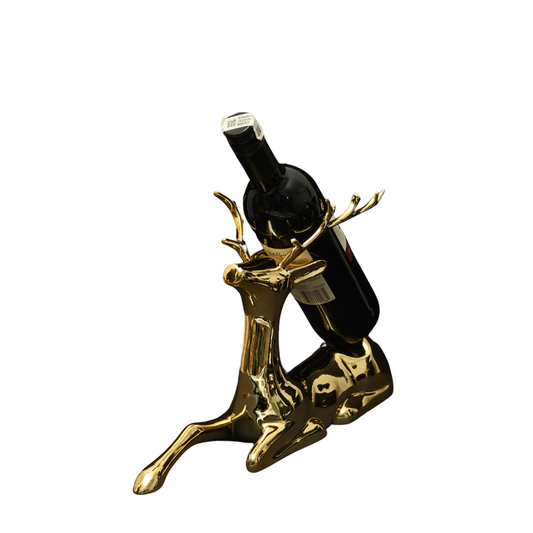 MIDLAND BAMBI DEER WINE HOLDER FIGURE FOR SHOWCASING | GOLD