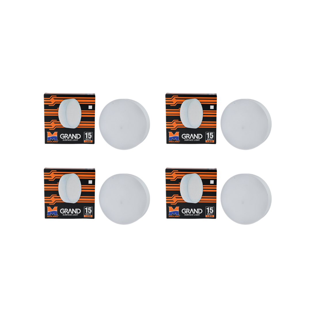 MIDLAND 15W GRAND SURFACE LED ROUND CEILING LIGHT