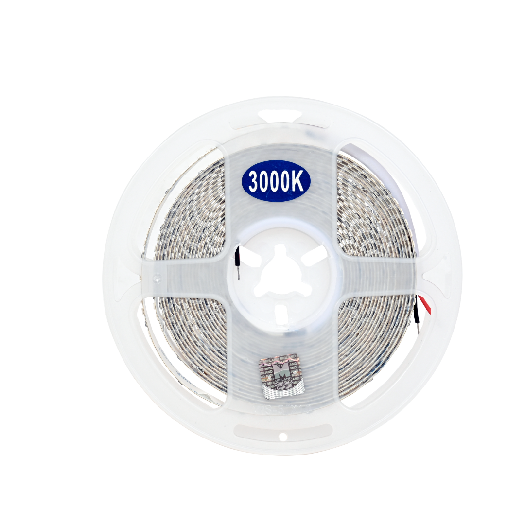 WARM WHITE LED STRIP LIGHT 12V 240 LED PER METER  MIDLAND (5 METER/ ROLL)
