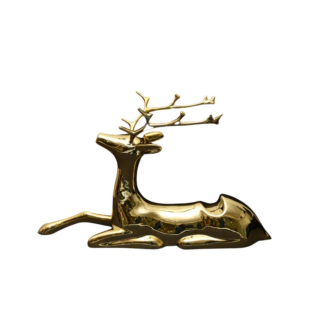 MIDLAND BAMBI DEER WINE HOLDER FIGURE FOR SHOWCASING | GOLD