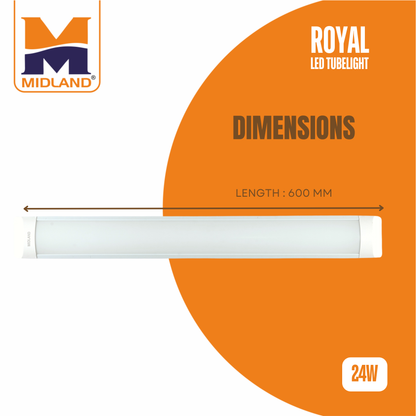 MIDLAND 24W ROYAL MIDLAND LED TUBELIGHT 600 MM