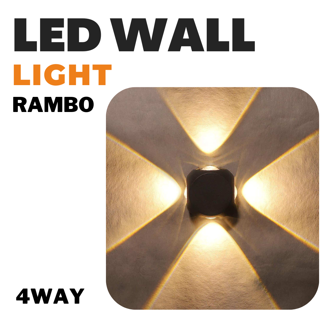 4 WAY LED OUTDOOR WALL LIGHT