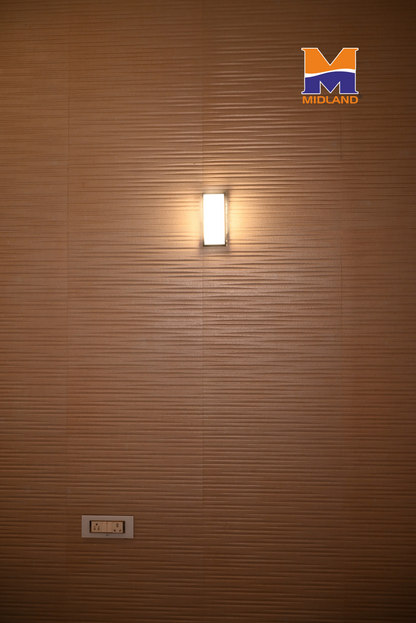 MIDLAND 15W BULKHEAD FLAT LED WALL LIGHT