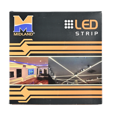 MIDLAND 2835/120 LED PER METER 5MM 12V LED STRIP LIGHT (5 MTR.) WITH DRIVER