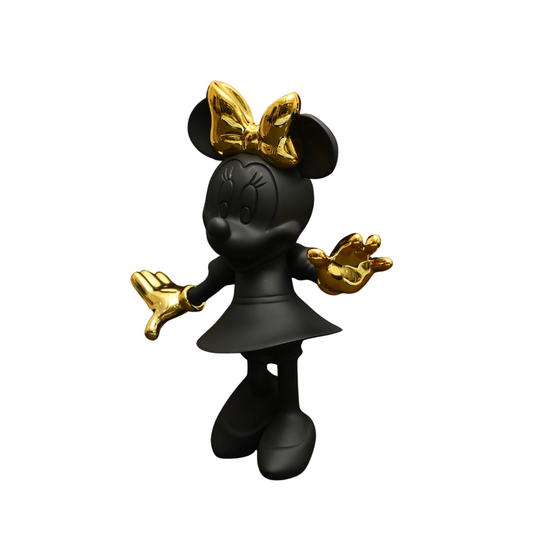 MIDLAND MINNIE RESIN FIGURE FOR SHOWCASING | BLACK GOLDEN