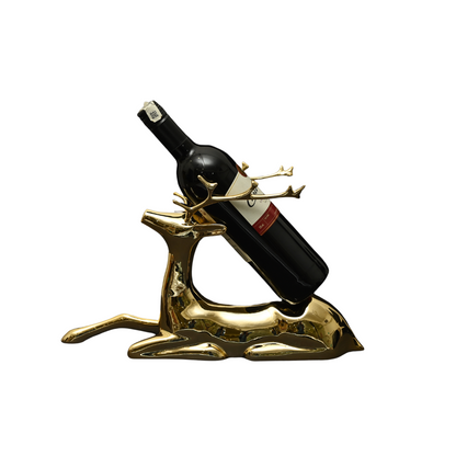 MIDLAND BAMBI DEER WINE HOLDER FIGURE FOR SHOWCASING | GOLD