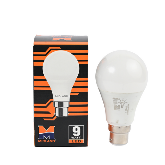 MIDLAND 9W LED BULB (B-22)