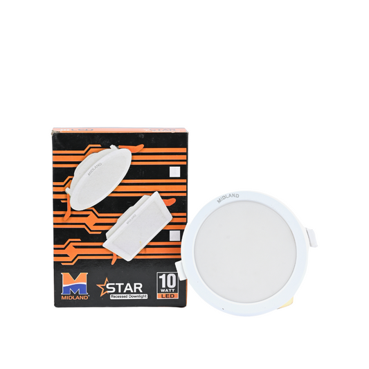 MIDLAND 10W STAR LED ROUND CEILING LIGHT