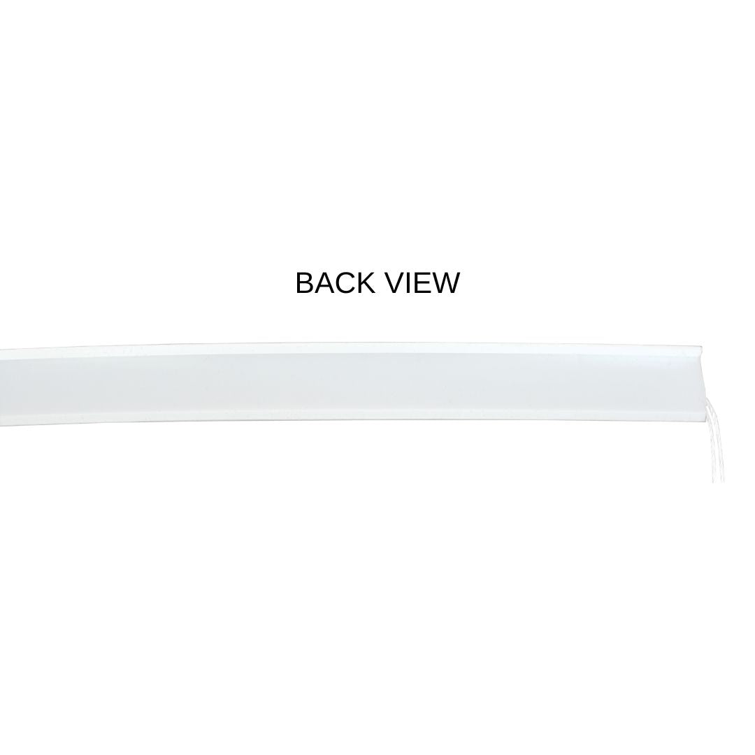 FLEXIBLE SILICONE PROFILE EMPTY 12x12 CC / 100 METER ROLL