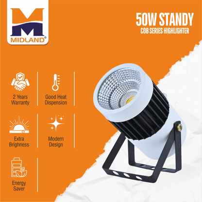 MIDLAND 50W STANDY COB SERIES HIGHLIGHTER LED LIGHT