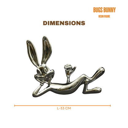 MIDLAND BUGS BUNNY FIGURE FOR SHOWCASING | SILVER