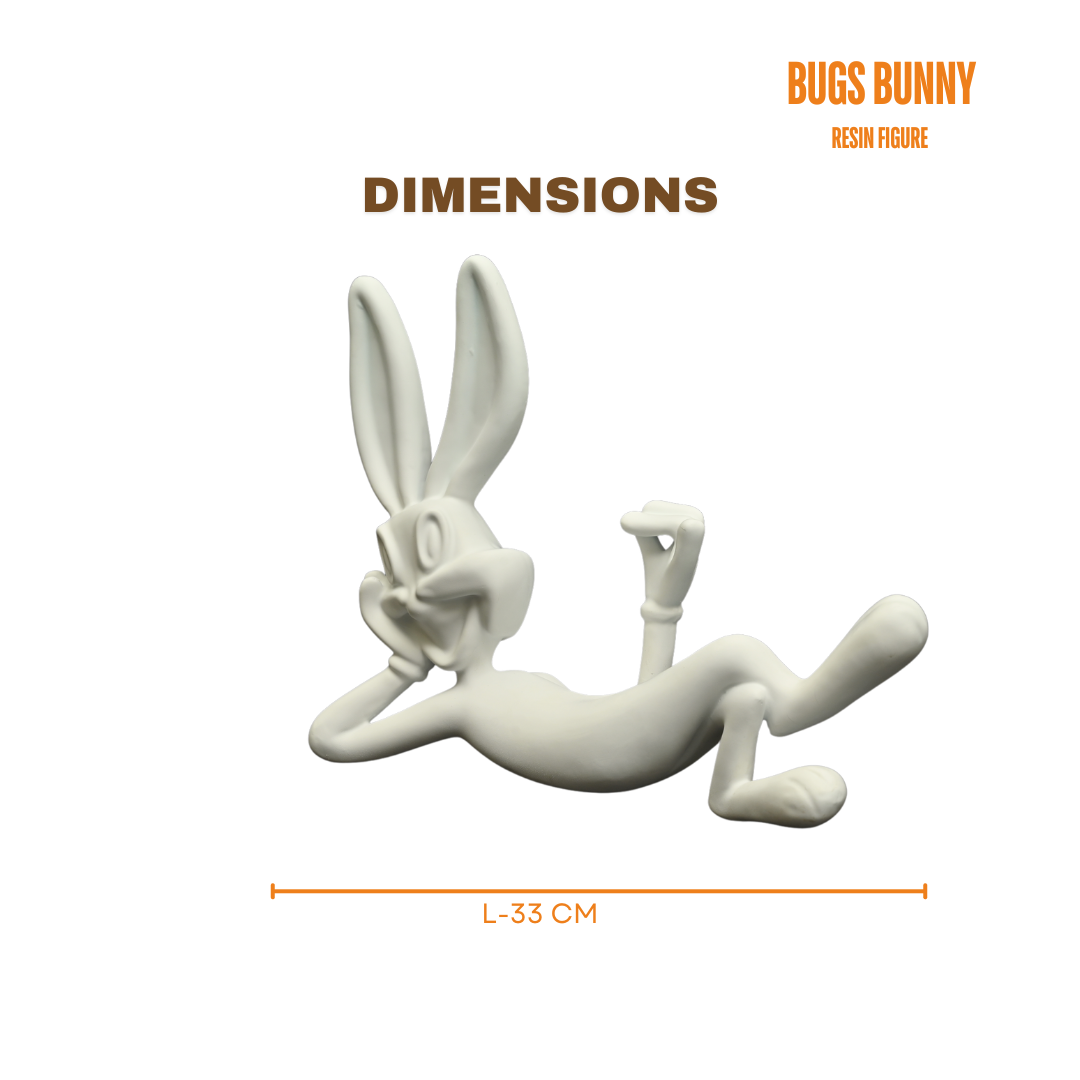 MIDLAND BUGS BUNNY FIGURE FOR SHOWCASING | WHITE