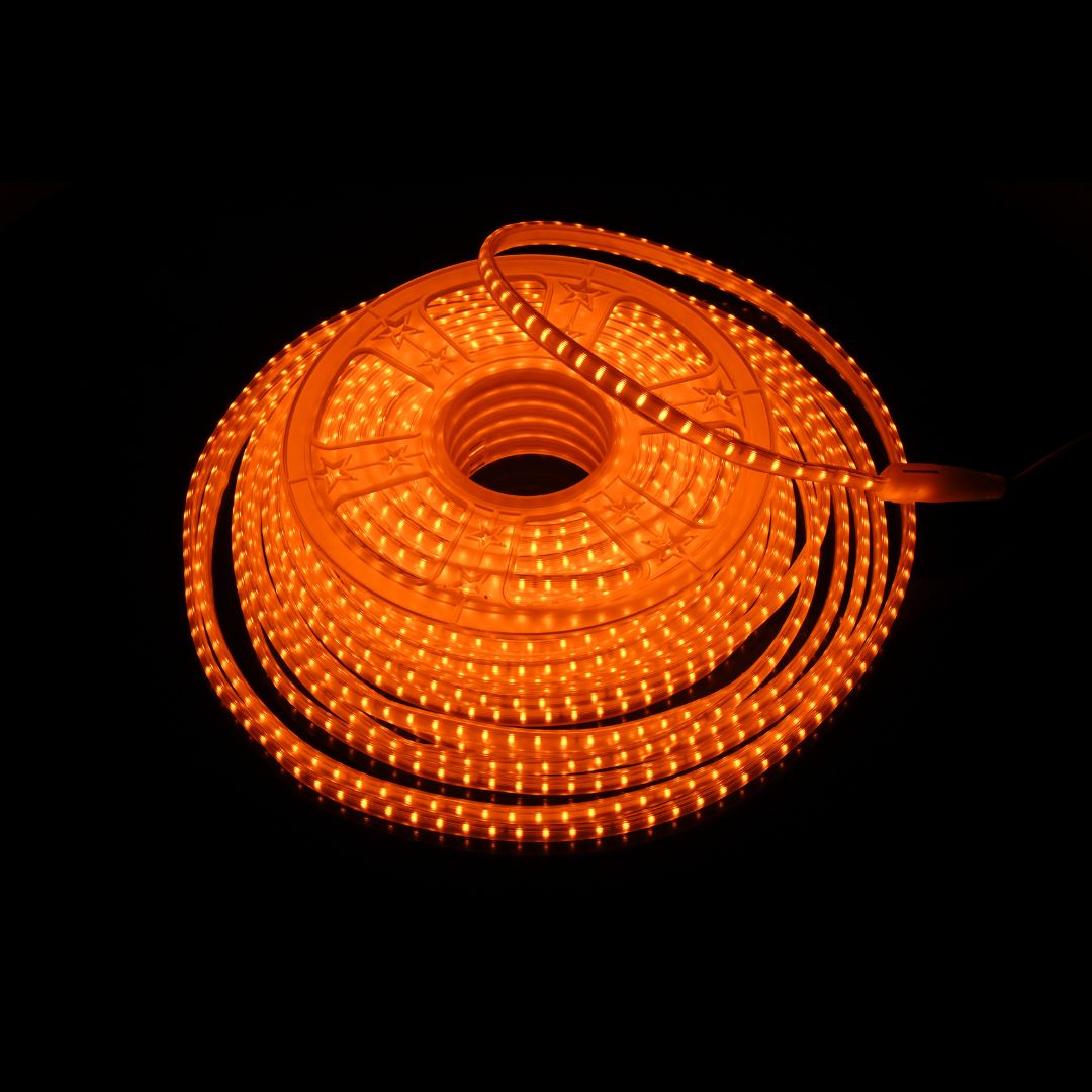COLOURED LED ROPE LIGHT UNIBRIGHT 220V 20 METER ROLL
