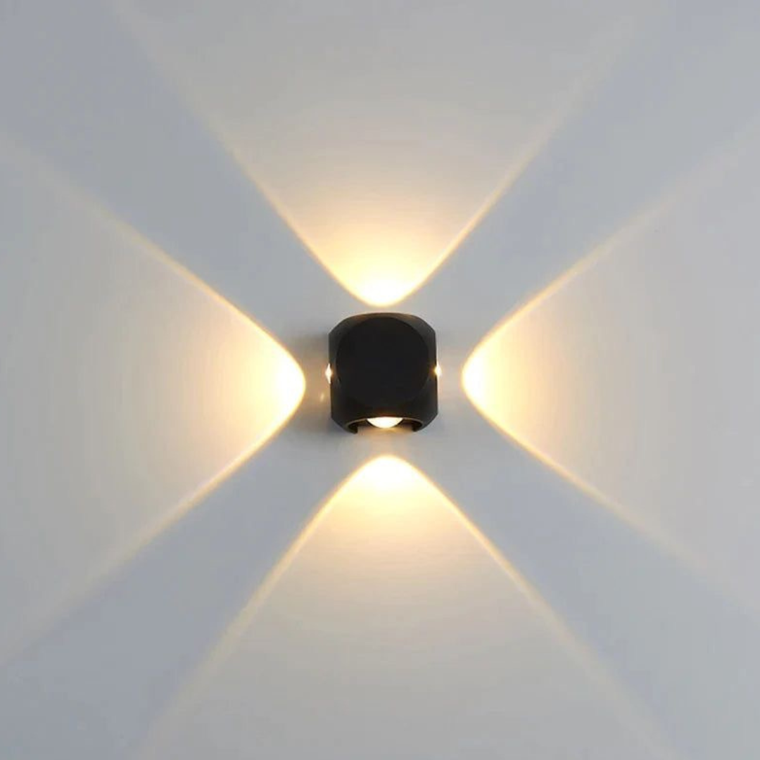4 WAY LED OUTDOOR WALL LIGHT