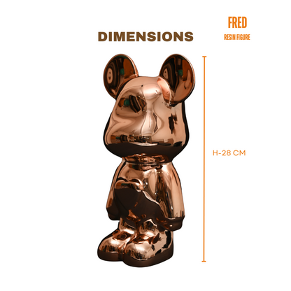 MIDLAND FRED RESIN FIGURE FOR SHOWCASING | ROSE GOLD