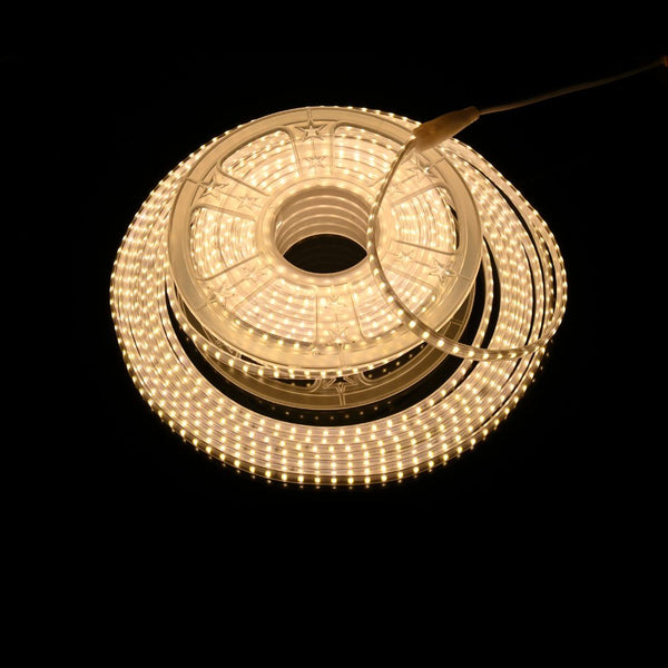WARM WHITE LED ROPE LIGHT 220V UNIBRIGHT 20 METER ROLL