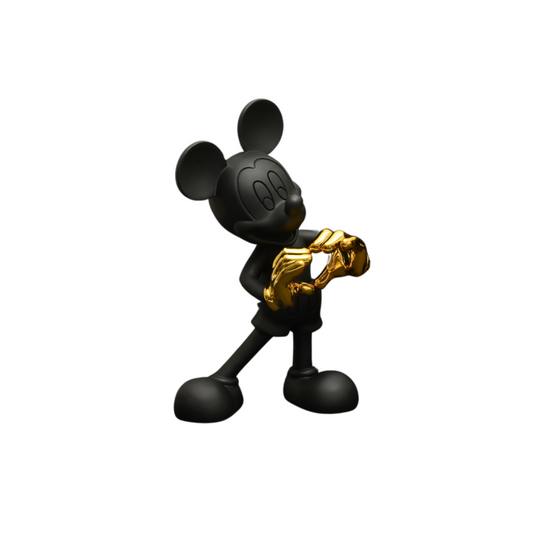 MIDLAND MICKEY RESIN FIGURE FOR SHOWCASING | BLACK GOLDEN