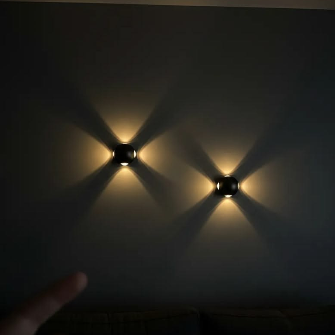 4 WAY LED OUTDOOR WALL LIGHT