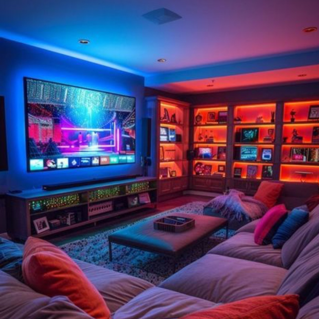 COLOURED LED STRIP LIGHT 12V 240 LED PER METER (5 METER/ ROLL) *Additionally Required 10 AMP LED DRIVER ((SMPS)) to light up 5Meter Strip light* 10MM WIDTH