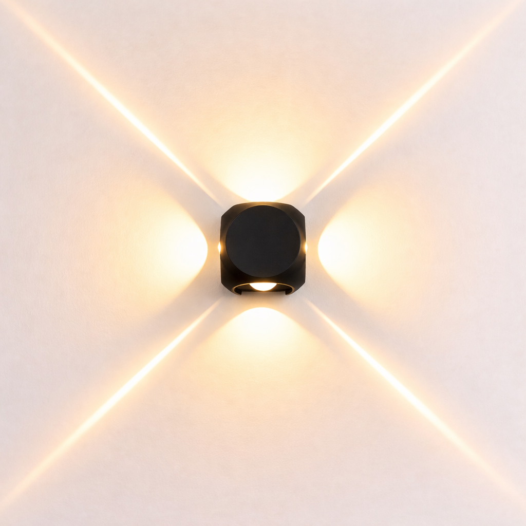 4 WAY LED OUTDOOR WALL LIGHT RAMBO