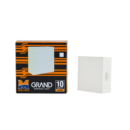 MIDLAND 10W GRAND SURFACE LED SQUARE CEILING LIGHT