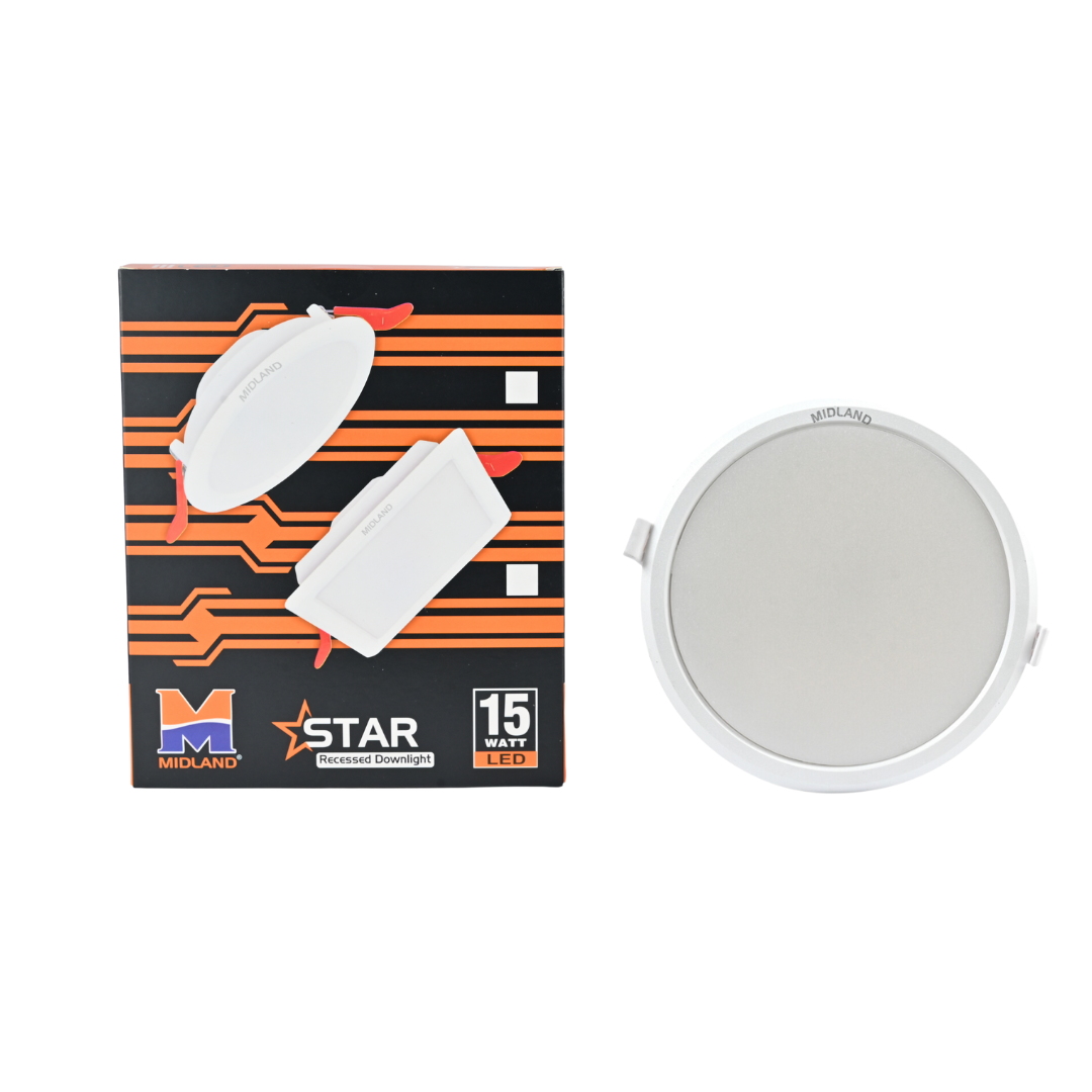 MIDLAND 15W STAR LED ROUND CEILING LIGHT