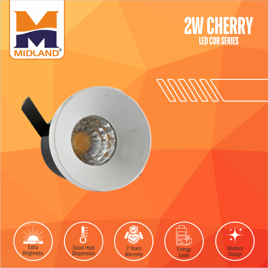 MIDLAND 2W CHERRY LED COB SERIES LIGHT | WHITE